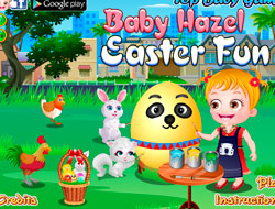 Trò chơi Bé Hazel Phục Sinh vui online.