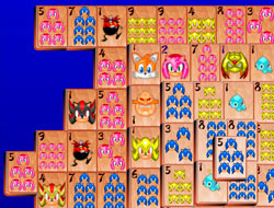 Trò chơi Mahjong Sonic online.