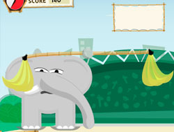Trò chơi Elephant nâng barbells online.