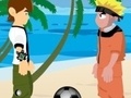 Trò chơi Naruto and Ben 10 play volleyball