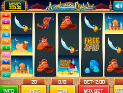 Trò chơi Arabian Nights Slotmachine  online.
