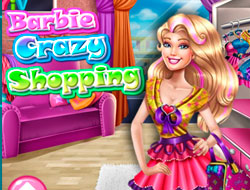 Trò chơi Barbie Mua sắm điên rồ online.