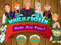 Trò chơi Which Frozen Role Are You