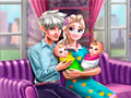 Trò chơi Ice Queen Twins Family Day
