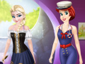 Trò chơi Ariel And Elsa Career Dress Up
