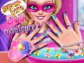 Trò chơi Superhero doll manicure