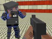 Trò chơi Chiến tranh Gangster Blocky  online.