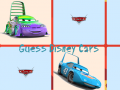 Trò chơi Guess Disney Cars