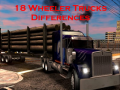 Trò chơi 18 Wheeler Trucks Differences