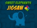 Trò chơi Sweet Elephants Jigsaw