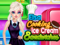Trò chơi Elsa Cooking Ice Cream Sandwiches