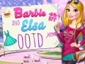 Trò chơi Barbie and Elsa OOTD