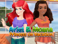Trò chơi Ariel and Moana Princess on Vacation
