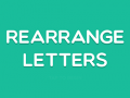 Trò chơi Rearrange Letters
