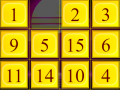 Trò chơi 4x4 Number Slider