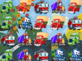Trò chơi Cartoon Trucks Match 3 