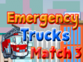 Trò chơi Emergency Trucks Match 3