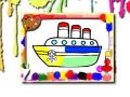 Trò chơi Boats Coloring Book