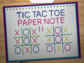 Trò chơi Tic Tac Toe Paper Note 2