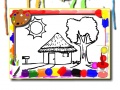 Trò chơi Back To School: House Coloring Book