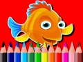 Trò chơi Back To School: Fish Coloring Book