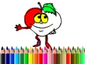 Trò chơi Back To School: Fruits Coloring