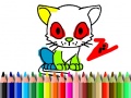 Trò chơi Back To School: Cat Coloring