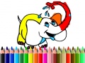 Trò chơi Back To School: Elephant coloring