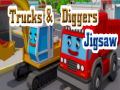 Trò chơi Trucks & Digger Jigsaw 