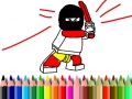 Trò chơi Back To School: Hero Coloring Book