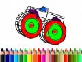 Trò chơi Back To School: Monster Truck Coloring