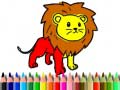 Trò chơi Back To School: Lion Coloring Book