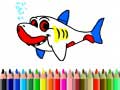 Trò chơi Back To School: Shark Coloring Book