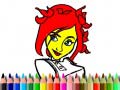 Trò chơi Back To School: Cute Girl Coloring