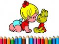 Trò chơi Back To School: Aby Girl Coloring