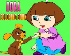 Trò chơi Sách tô màu Dora  online.