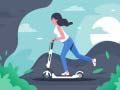 Trò chơi Electric Scooter Rides Jigsaw