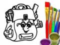 Trò chơi Back To School: School Bag Coloring Book