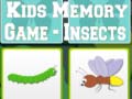 Trò chơi Kids Memory game - Insects