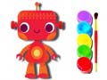 Trò chơi Back to School: Robot Coloring Book