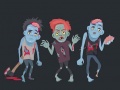 Trò chơi Zombies and Skeletons Coloring