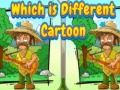 Trò chơi Which Is Different Cartoon