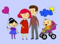 Trò chơi Happy Family Coloring Book