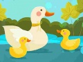 Trò chơi Mother Duck and Ducklings Jigsaw
