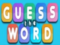 Trò chơi Guess The Word