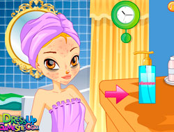 Trò chơi Stella Facial Makeover Winx Club online.