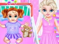 Trò chơi Little Elsa Caring Day