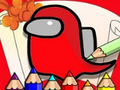 Trò chơi Amoung Us Coloring Book