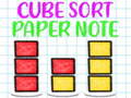 Trò chơi Cube Sort Paper Note