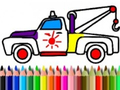 Trò chơi Back To School: Truck Coloring Book